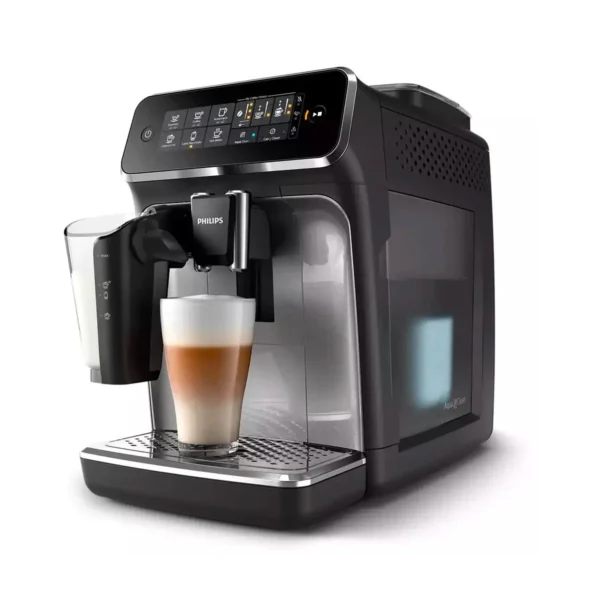 Philips 3200 LatteGo Super Automatic Espresso, Cappuccino, & Latte Machine EP3246/74 (Silver) - Image 2