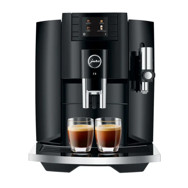 Jura E8 Piano Black Automatic Coffee Machine 15400